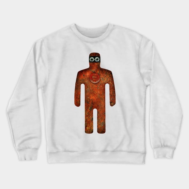Rust Man - The Corroded Super-Hero Crewneck Sweatshirt by PaulStickland